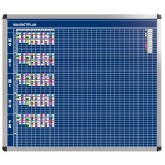 Klassen-Plantafel, 10 Stunden Mo-Fr, für 30 Klassen, 103x137 cm, 